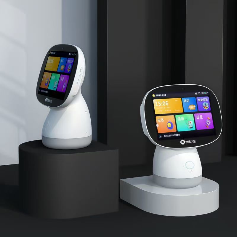 昂居小宝老人陪护智能机器人AI语音对话解闷家用视频通话远程陪伴 高清图片13