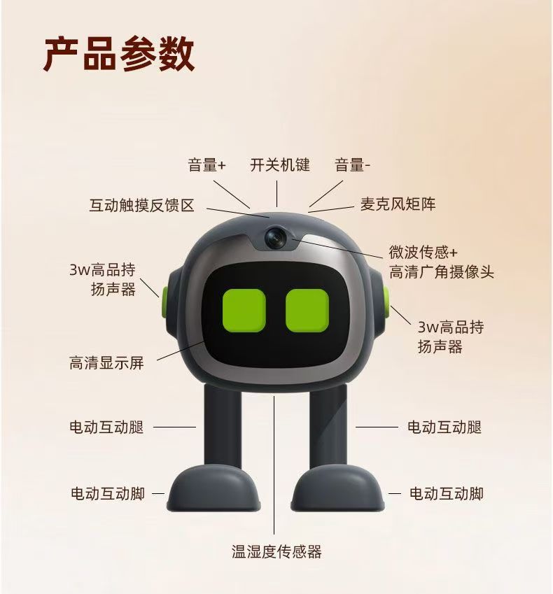 云贝佳 康语智能 小康AI家庭医生健康管家智能适老化陪伴机器人Z1 图片2