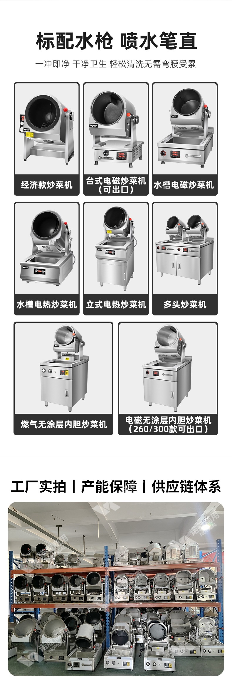 炒菜机商用全自动智能炒饭机器人外卖燃气电炒锅滚筒炒粉 图片4