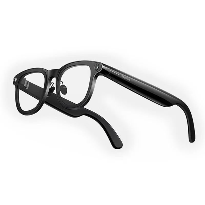 LONK新品AI翻译拍摄眼镜无线智能眼镜蓝牙音频眼镜xr语音操控镜黑 图片1